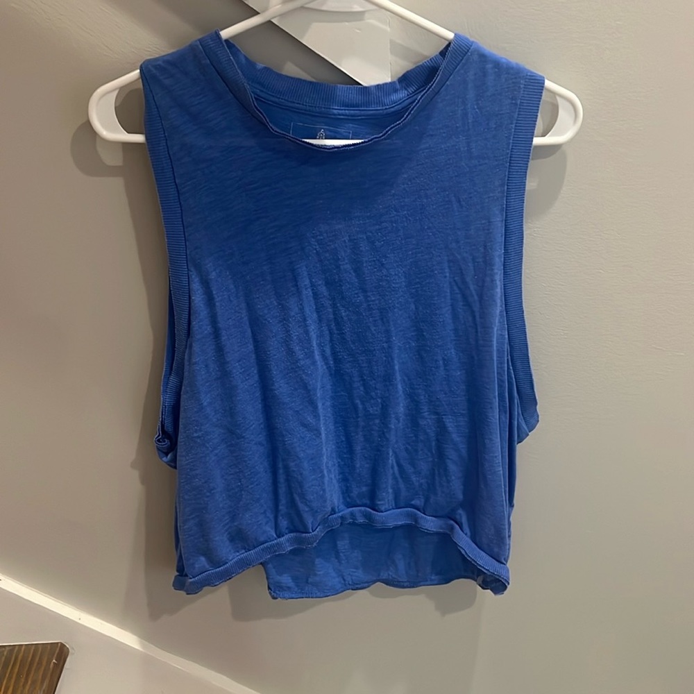 Free People Movement Dark Blue Tank, Size 6